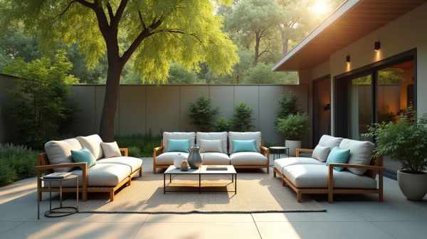Créez un espace détente avec un salon de jardin adapté