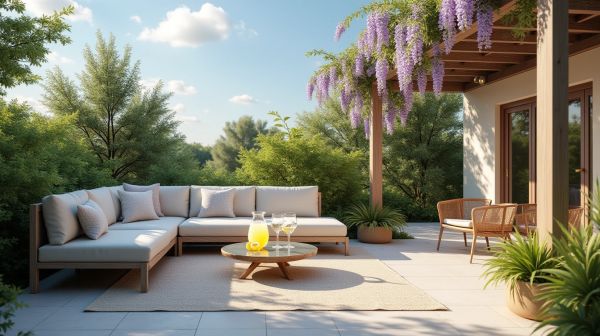 Créez un espace détente avec un salon de jardin adapté