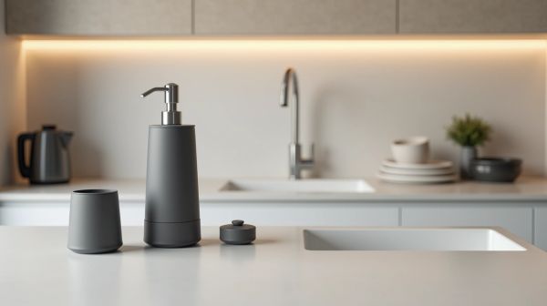 Porte savon cuisine polypropylène : praticité et design moderne